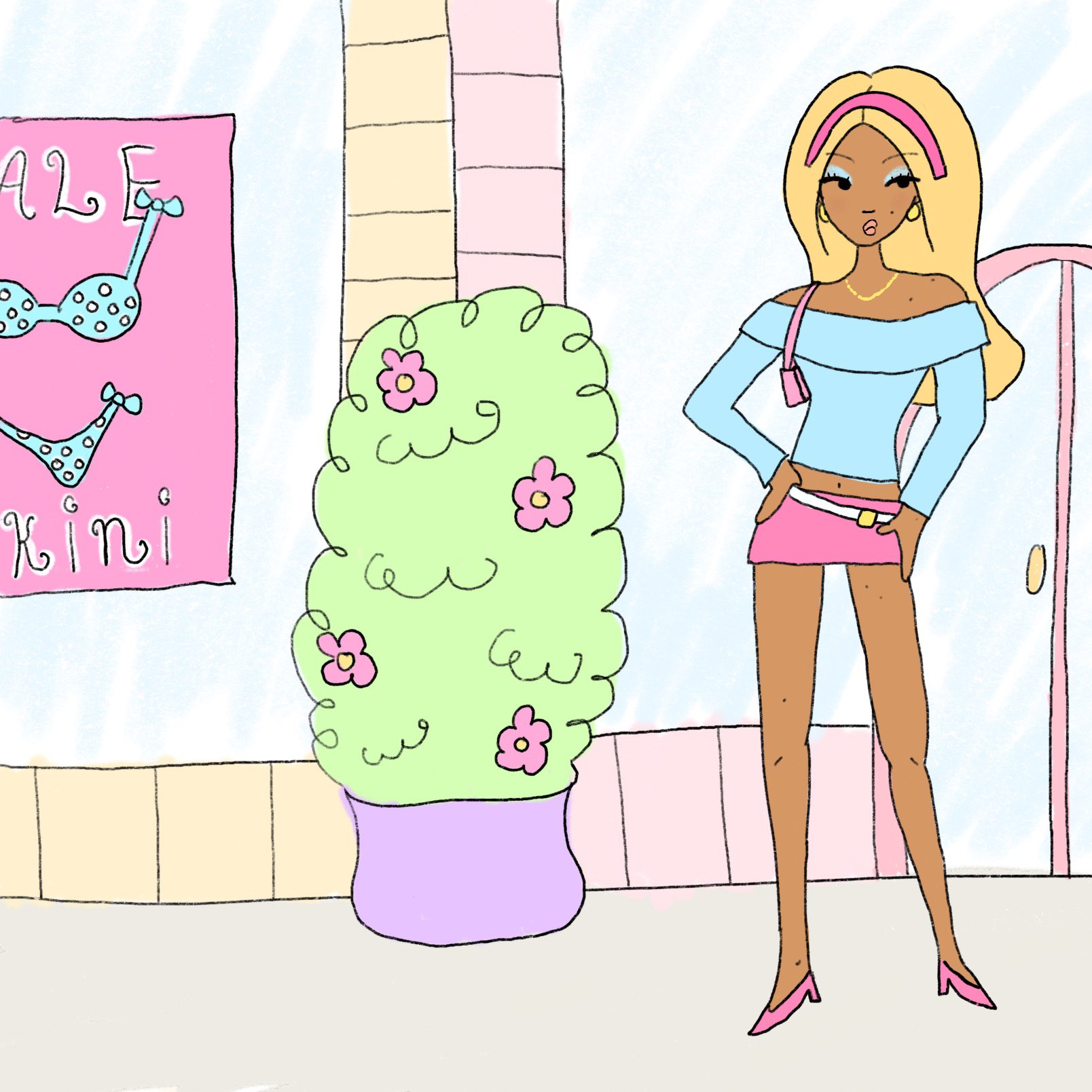 2000s dress up game drawing